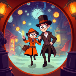 Chrono-Caper: Time's Up! - Text-based game
