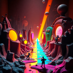 Spectrum Wars: Whose Dimension Is It Anyway? - Text-based game