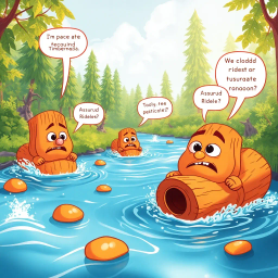 Log Jam: Whose Logs Are These Anyway? - Text-based game