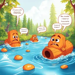 Log Jam: Whose Logs Are These Anyway? - Text-based game