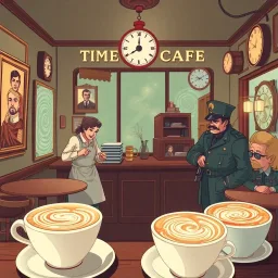 The Time Travel Cafe - Text-based game