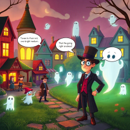 Whose Ghost Is It Anyway? - Text-based game