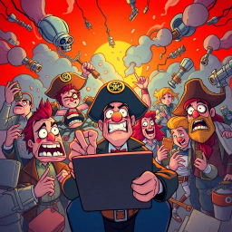 Metamayhem: Who's Adventure Is It Anyway? - Text-based game
