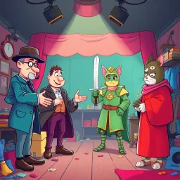 Whose Game Is It Anyway? - Text-based game