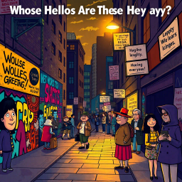 Whose Hellos Are These, Anyway? - Text-based game