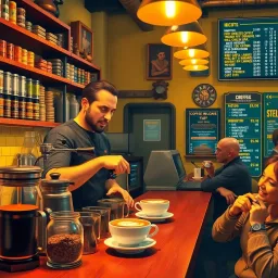 Caffeine Chronicles - Text-based game