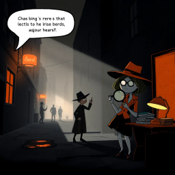Whose Shadow is it Anyway? - Text-based game