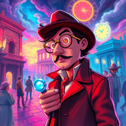 Chrono-Caper: Who's Time Is It Anyway? - Text-based game