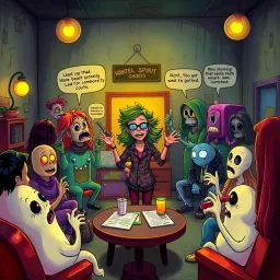 Hello, Whose Ghost Is It Anyway? - Text-based game