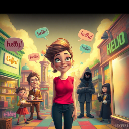 Whose Hellos Are These, Anyway? - Text-based game
