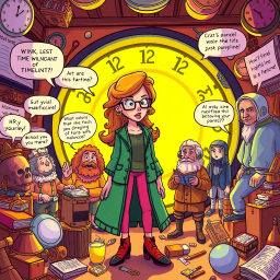Chronocrack: Whose Time Is It Anyway? - Text-based game