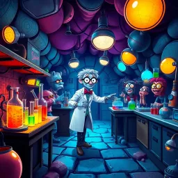 Whose Lab is it Anyway? - Text-based game
