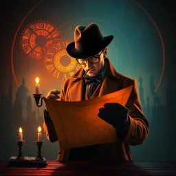 The Time Traveling Detective - Text-based game