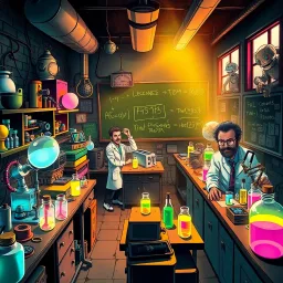 Whose Lab Is It Anyway? - Text-based game