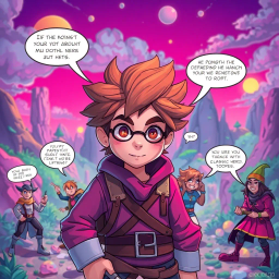 MetaQuest: Who's the Hero Anyway? - Text-based game