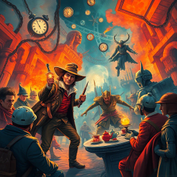 Chrono Clash: Whose Time is it Anyway? - Text-based game