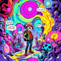 Spectrum Wars: Which Dimension Is It Anyway? - Text-based game