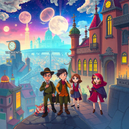Chrono Chums: Who's There? - Text-based game