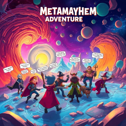 Metamayhem: Whose Adventure Is It Anyway? - Text-based game