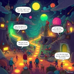 Metaquest: Whose Adventure is it Anyway? - Text-based game