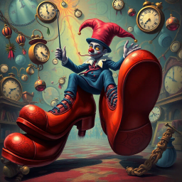 Chronoclowns: Whose Time Is It Anyway? - Text-based game