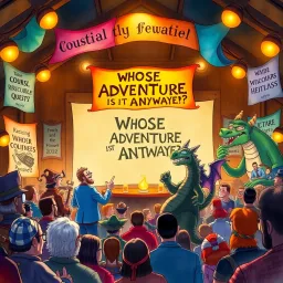 Whose Adventure is it Anyway? - Text-based game