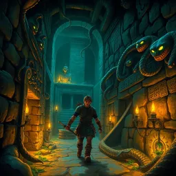 Tomb of the Serpent Kings - Text-based game