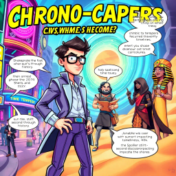 Chrono-Capers: Who's Time Is It Anyway? - Text-based game