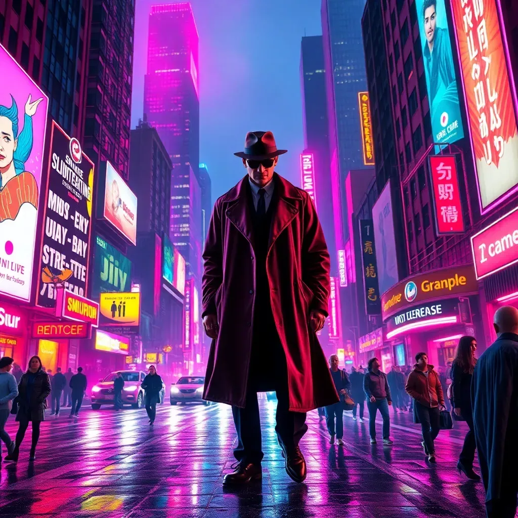 Beneath the Neon Sky