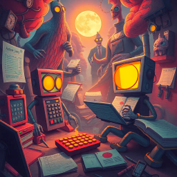 Nightmare Ledger: Who's Dreaming Anyway? - Text-based game