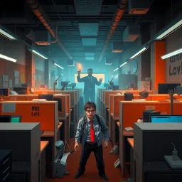 Corporate Carnage: Office Warfare - Text-based game