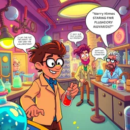 Whose Lab Is It Anyway? - Text-based game