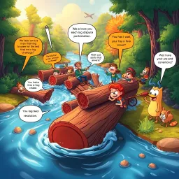Log Jammin': Whose Logs Are These, Anyway? - Text-based game