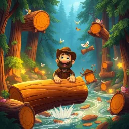 Log Jam Chaos - Text-based game
