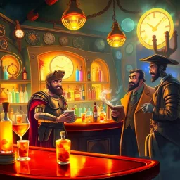 ChronoCocktail: Whose Time is it Anyway? - Text-based game