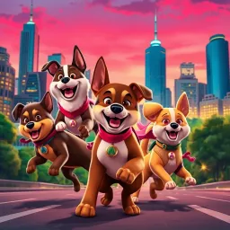 Paw Patrol: Justice Paws - Text-based game