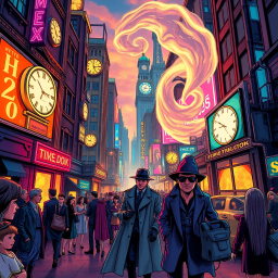 Chrono-Caper: Who's Time Is It Anyway? - Text-based game