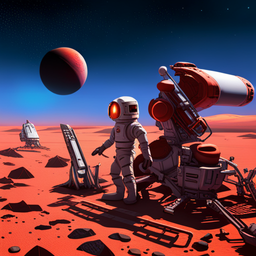 Red Planet Rescue - Text-based game