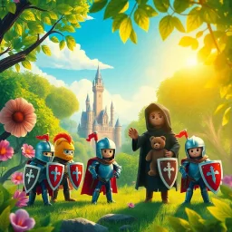 Kingdom of the Little Knights - Text-based game