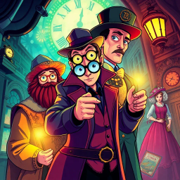 ChronoCaper: Whose Time Is It Anyway? - Text-based game