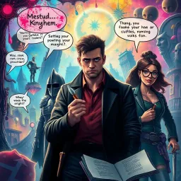 Metamayhem: Whose Adventure is it Anyway? - Text-based game