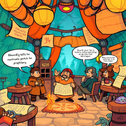 Whose Prophecy is it, Anyway? - Text-based game
