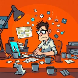 Viral Blogging Blues - Text-based game