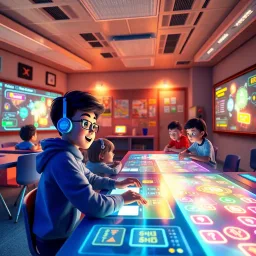 AI-Powered Learning Adventure - Text-based game