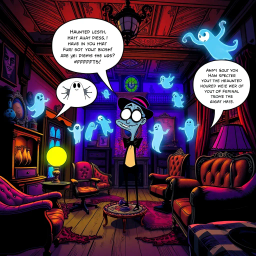 Whose Haunt is This? - Text-based game