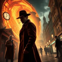 The Time-Twisting Detective - Text-based game