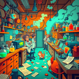 Whose Lab Is It Anyway? - Text-based game