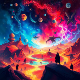 Spectrum Wars: Dimension Dilemma - Text-based game