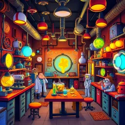 Whose Lab Is It Anyway? - Text-based game