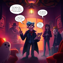 Whose Ghost Is It Anyway? - Text-based game